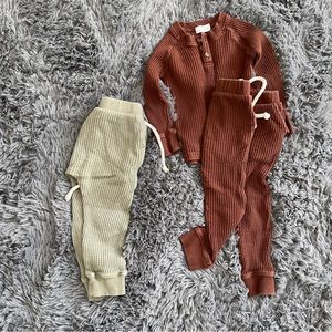 Jamie Kay waffle knit outfit